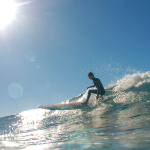 clean waves in the south of Fuerteventura