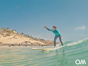 gentle green waves on Fuerteventura's east coast