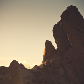 Hiking in the mountains at La Pared