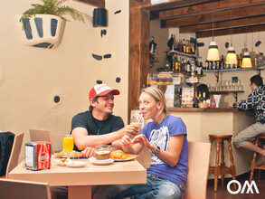 Breakfast in the Spanish Cafe Kuatro70