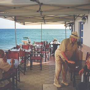 Small fish restaurant with outdoor area in Fuerteventura