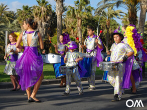 Children's drum group parade
