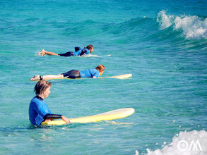 Surf class over Christmas in Jandia our surf camp house beach