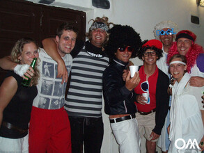 Surf camp carnival celebration in Morro Jable