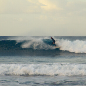 relaxed morning session in winter