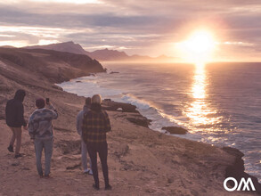 Sunset in Fuerteventura in winter 2022