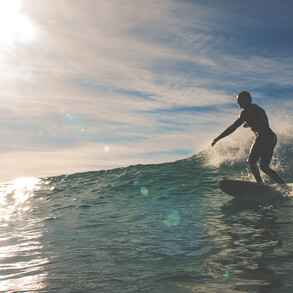 Surfers on the Northshore