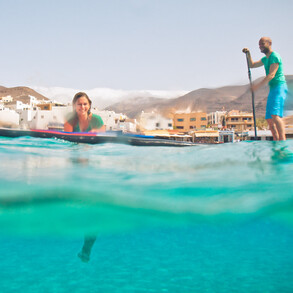 SUP with friends in Morro Jable