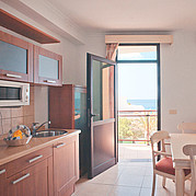 Small kitchen in the apartment Villa Mar