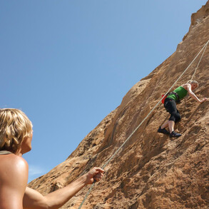 Climbing and surfing in Fuerteventura