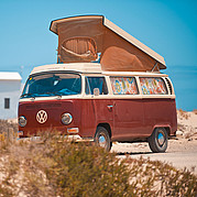 VW Campervan for surfing in the south of Fuerteventura