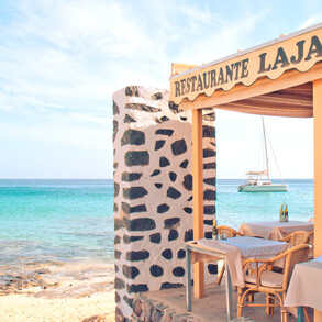 Seafood restaurant on the promenade in Morro Jable