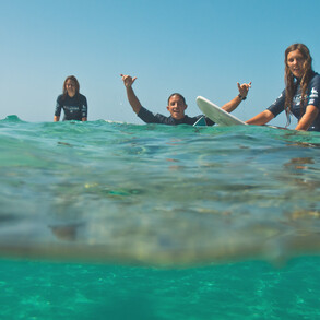 Warm water in autumn in Fuerteventura